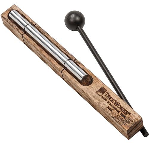 TreeWorks Chimes Energy Chime, Single Note –– MADE IN U.S.A. –– For Meditation, Classrooms, Sound Healing or Yoga, Includes Mallet - size: Single Note