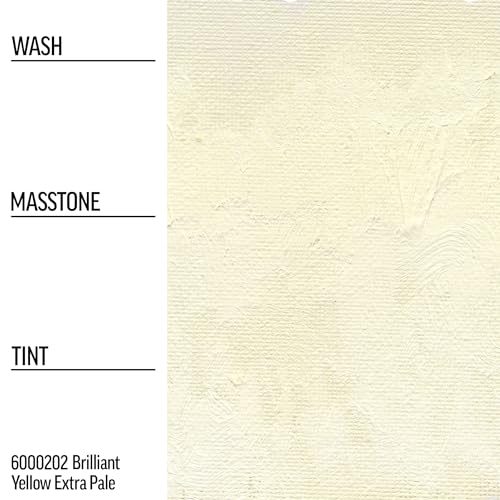 Williamsburg Artist Oil Colors, Brilliant Yellow Extra Pale, 150 ml Tube | Artist grade oil paint delivering rich texture, high pigment load, and distinctive handmade character. - color: Brilliant Yellow Extra Pale, size: 5.07 Fl Oz (Pack of 1)