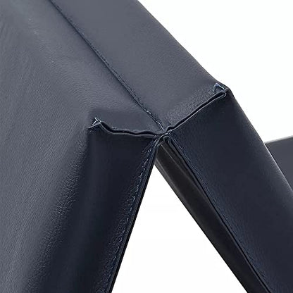 Fitness Maniac HIGH-DENSITY Firm Foam Folding Mat Thick Exercise Gymnastics Panel Gym Mats Non Slip with Carrying Handles Yoga Aerobics Workout Training - color: Tri-Fold (Black)