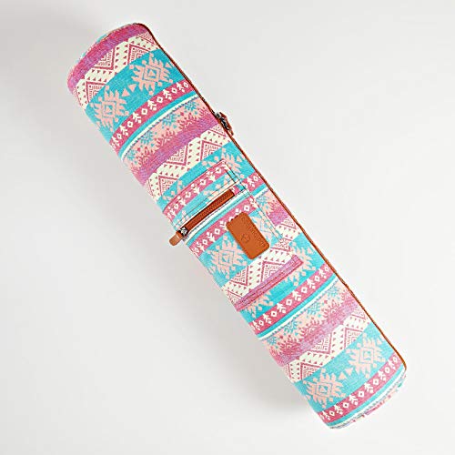 #DoYourYoga Full-Zip Exercise Yoga Mat Carry Bag with Multi-Functional Storage Pockets »Sunita« - color: PinkStyle