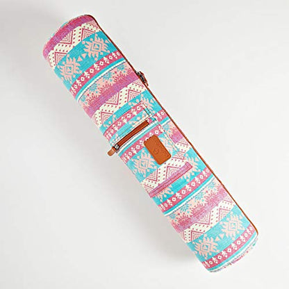 #DoYourYoga Full-Zip Exercise Yoga Mat Carry Bag with Multi-Functional Storage Pockets »Sunita« - color: PinkStyle