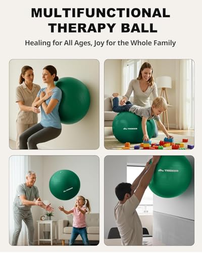 Trideer Exercise Ball for Physical Therapy, Core Strength, Stability & Balance Training, Swiss Ball for Yoga, Fitness & Rehabilitation - size: Standard Support-Small (15-18 inches/38-45 cm)