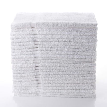Simpli-Magic Cotton Hand Towels 16"x27" (12 Pack) – Soft Towels for Bathroom, Kitchen, Salon & Gym (White) - color: White, size: 16 in x 27 in