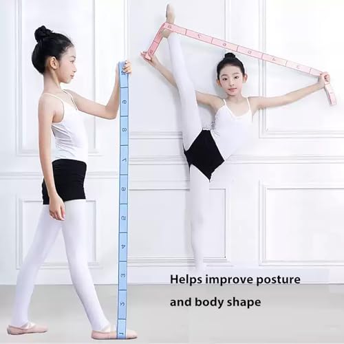 Multi-Loop Yoga Stretching Strap, Non-Slip High-Elastic Resistance Band for Pilates, Gymnastics and Daily Flexibility