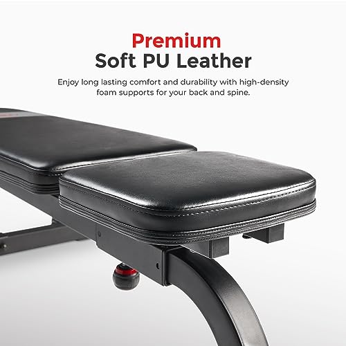 Sunny Health & Fitness Multifunction Adjustable Incline Weight Bench