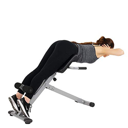 Sunny Health & Fitness Multi-Function Roman Chair - color: Sliver