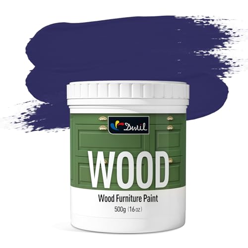 DWIL Matte Finish Furniture Paint - 16 Oz Wood Paint for Cabinets, Doors, Tables, and Dressers Refinishing - Water-Based, Non-Toxic & Odorless, Easy to Apply(Ceremonial Purple)-Without Tools - color: Ceremonial Purple, size: 16 Ounce (Pack of 1)