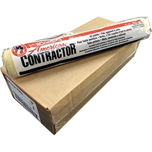 Wooster Brush R363 18 inch American Contractor 1/2 inch Nap Paint Roller - Pack of 6
