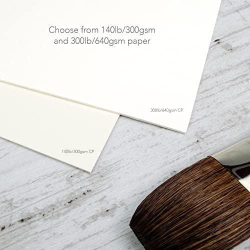 Speedball Art Products, 811236, Fluid 100 100% Cotton Artist Watercolor Paper, 18 x 24 inch Block, 140 lb Cold Press - size: 18 x 24 (140 lb)