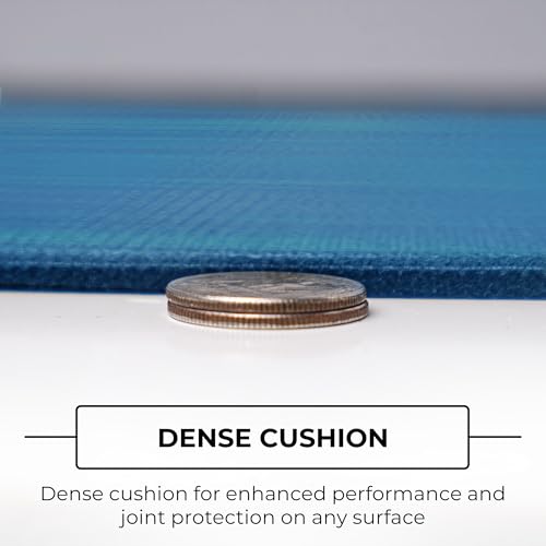 Mount Adams Vista Yoga Mat, 72"x24"x6mm Thick - color: Seabreeze with Grommets - 24 Inches