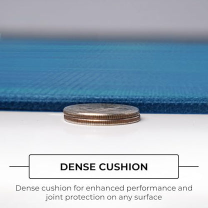 Mount Adams Vista Yoga Mat, 72"x24"x6mm Thick - color: Seabreeze with Grommets - 24 Inches