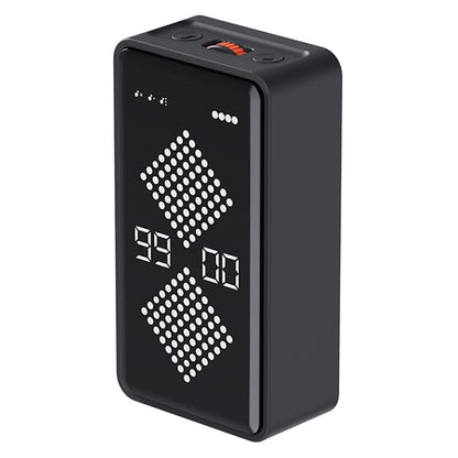 Digital Hourglass Timer, 1-99 Minutes Adjustable Time Sand Time Desk Countdown Clock, Mute/High/Low Adjustable Volume for Classroom, Homeschooling Study Tool, Task Reminder, Home, Kitchen (Black)