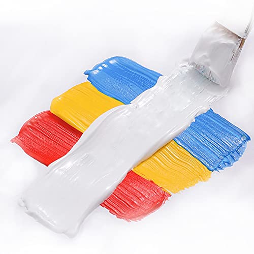 DGAGA 2 Packs Silk Screen Stencil Mini Squeegees 8 Bottles Adhesive Stencil Paint Chalk Paste for DIY Home Decor, Chalkboard, Wood