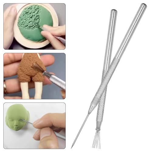 13 Pcs Wooden Clay Tools, Sculpting Tools, Clay Sculpting Tools, Ceramic Tools, Clay Modeling Kit Ceramics Trimming Tools Dotting Tool Molding Clay Accessories Miniature Clay Cutters for Beginner