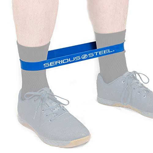 Short Resistance Bands - 12" by Serious Steel Fitness - color: #3 Blue
