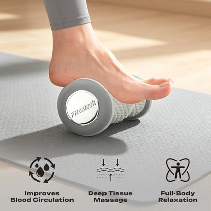 FREATECH Foot Massager Roller with 459 Spiky Massage Points, Durable PP Material, Plantar Fasciitis Relief, Deep Massage for Heel & Arch Pain, Reflexology Acupressure Tool for Muscle Relaxation