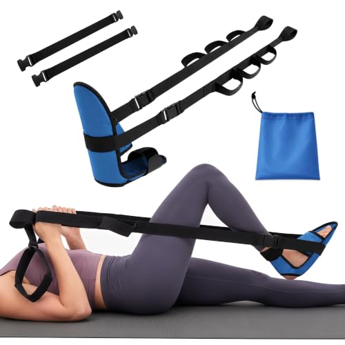 SPRING SEAON Knee Replacement Recovery Aids, Leg Stretcher Strap Kit - color: Blue