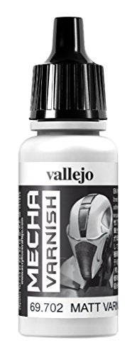 Vallejo Mecha Matt Varnish 17ml Painting Accessories - color: Mecha Matt Varnish, size: 0.57 Fl Oz (Pack of 1)