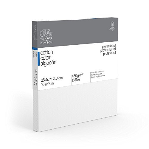 Winsor & Newton Professional Cotton Canvas, 10" x 10" - size: 10" x 10", style: Cotton