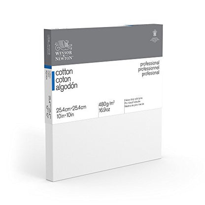 Winsor & Newton Professional Cotton Canvas, 10" x 10" - size: 10" x 10", style: Cotton