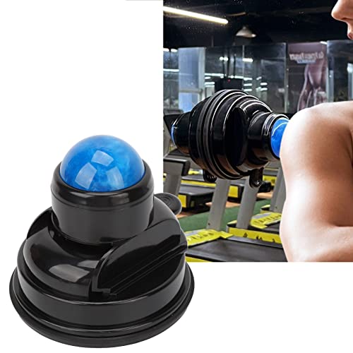 Dioche Wall Mounted Massage Ball Roller with Suction Cup, 360° Rotating Manual Muscle Massage Ball for Back, Neck, Shoulder & Full Body Relaxation and Muscle Relief