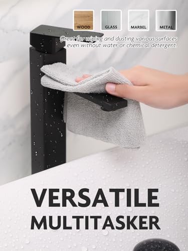 Fantasticlean Microfiber Cleaning Cloth Roll- 30 Sheets, 12" x 12" (Grey) - color: Grey, size: 30 pack