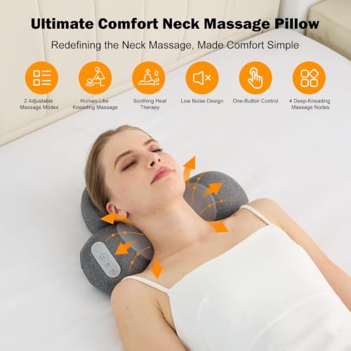 4D Kneading Shiatsu therapillow Massage Neck Hump