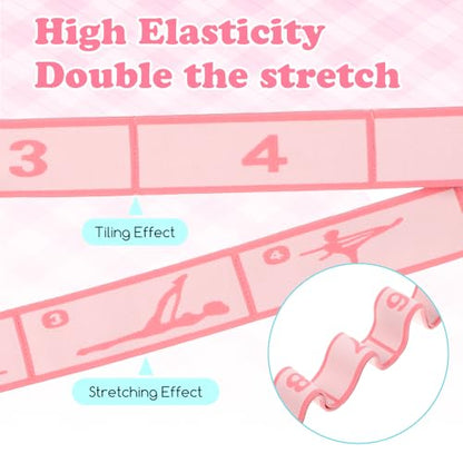 Gjinxi Stretching Strap with Loops, Elastic Yoga Stretch Band