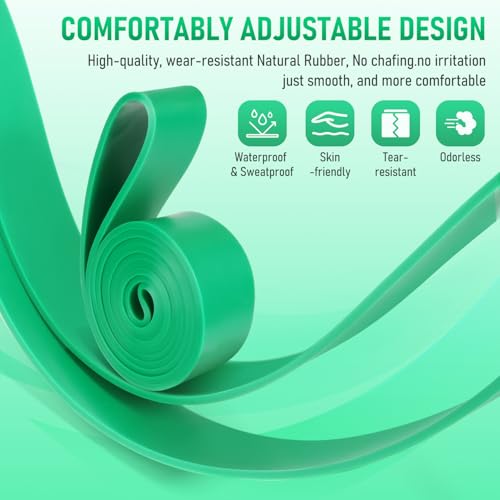 Resistance Bands for Working Out, Pull Up Assistance Bands Set, Exercise Workout Bands for Full-Body Training, Fitness, Physical Therapy, Home Gym for Women & Men (5-85lbs)
