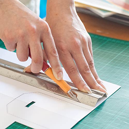 MECCANIXITY Cutting Mats 3.1x3.1" Double Sided Mini Rotary Fabric Sewing | 2 Pack, for Hobbyist DIY Craft Creative Design, Pink