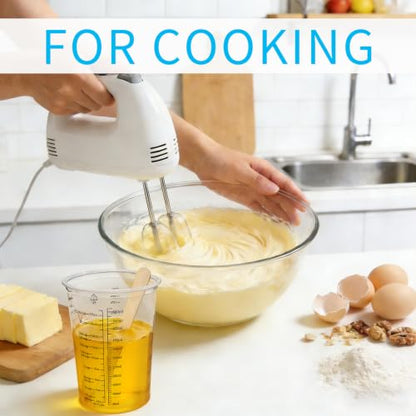 50 Pack Epoxy Mixing Cups 20 oz (600 ml) | Disposable Measuring Cups with 50 Wooden Stir Sticks, Measurement Ratios: 1:1, 2:1, 3:1, 4:1 for Resin, Liquid and Paint