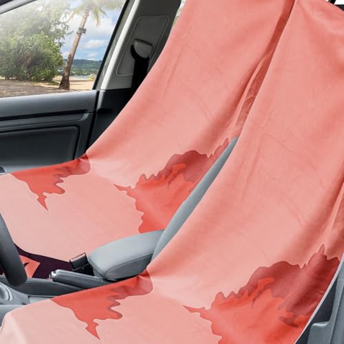2 Pack Car Seat Towel Cover with Storage Bag, Death Valley National Park | 63 x 32 in Car Towel Seat Cover Non Slip Waterproof, Gym Workout Swimming Running, Machine Washable Sweat Absorbent Protector - style: Death Valley National Park