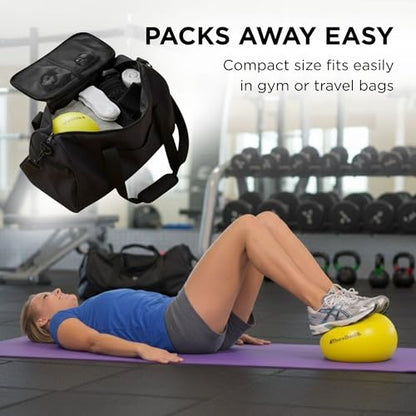 THERABAND Mini Ball, 9-Inch Pilates & Yoga Ball, Physical Therapy, Yellow - style: New Version