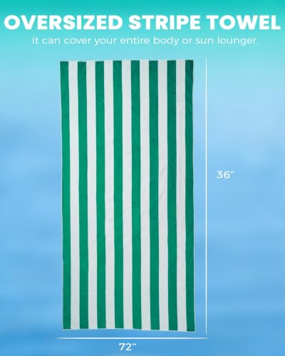 Antfuny 6 Packs Oversized 72x40 Inch Stripe Beach Towel Thin Set Extra Large XL Big Clearance Soft Super Pool Travel Bath Swim Camping Accessories Essentials Towels Bulk Men Women Adults Gift - color: Multi Toweling, size: 72 x 36 inch