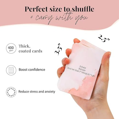 shoprotik Badass Affirmation Cards - Daily Motivational and Inspirational Cards for Women
