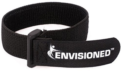 Elastic Reusable Cinch Straps 2" x 30" - 6 Pack Multipurpose Quality Hook and Loop Securing Straps - size: 2" x 30"