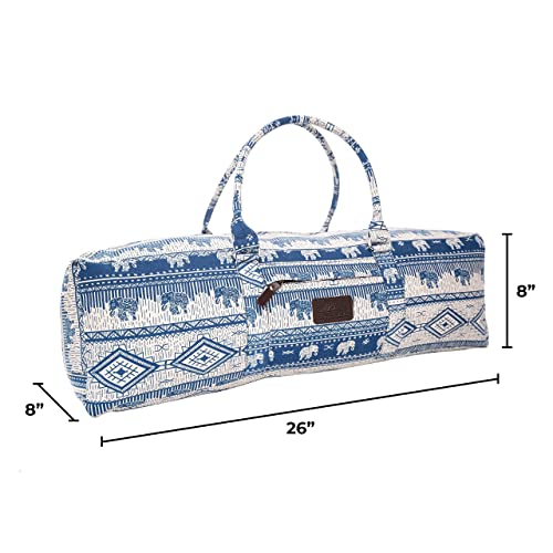 Mount Adams Yoga Mat Bag, 26"x8"x8", Fits Mats up to 74"x26"x6mm - color: Majestic