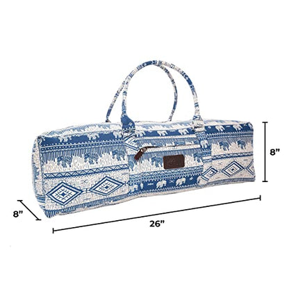 Mount Adams Yoga Mat Bag, 26"x8"x8", Fits Mats up to 74"x26"x6mm - color: Majestic