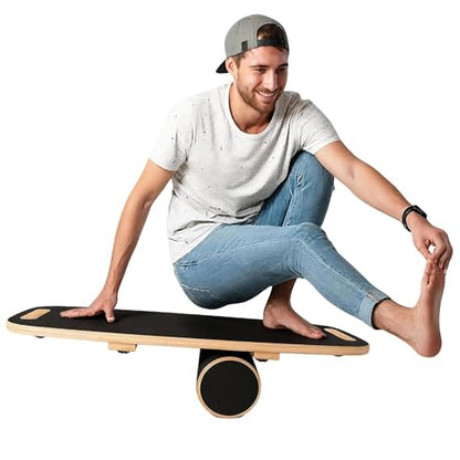 Balance Board Trainer, with Adjustable Stoppers
