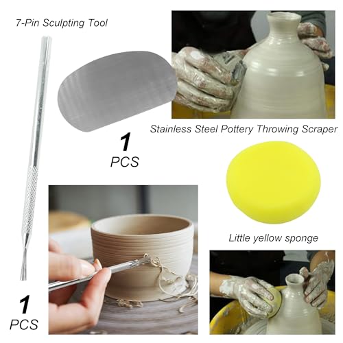 27 PCS Clay Tools Kit | Practical Polymer Clay Sculpting Set for Adults | Ideal for Air Dry Clay Pottery Craft, Dotting, Carving, Drawing, Molding, Modeling, Shaping, Baking