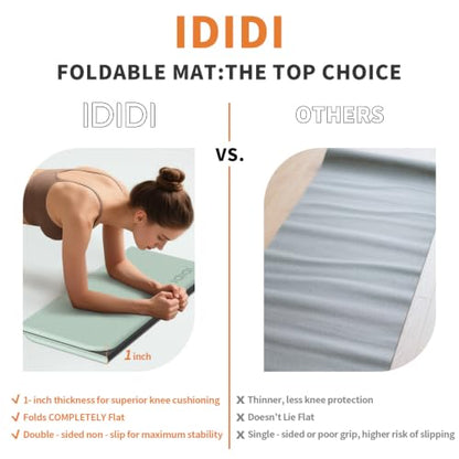 Foldable Exercise Pad Extra Thick 1.2" x 14" x 24"
