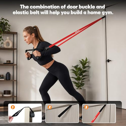 Resistance Bands Set,Exercise Bands with Handles&Door Anchor