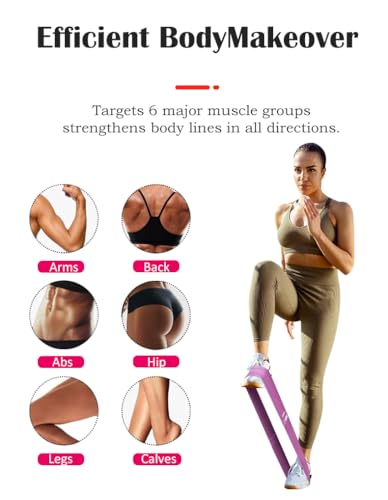 Premium Fabric Resistance Bands Set for Women (3-Pack or 6-Pack) – Non-Slip Workout Bands for Glutes, Legs & Hips – Elastic Booty Bands with Carry Bag, Ideal for Home Fitness, Yoga & Pilates