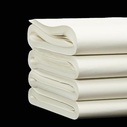 KYMY Chinese/Japanese Calligraphy Paper 100PCS, Sumi Paper/Rice Paper for Writing Painting Drawing Practice, Chinese Brush Ink Xuan Paper 34 x 34 cm (13.38 x 13.38 Inch), Shu (Ripe) Xuan - size: Shu (Ripe) Xuan 34 x 34 cm (13.38 x 13.38 Inch)