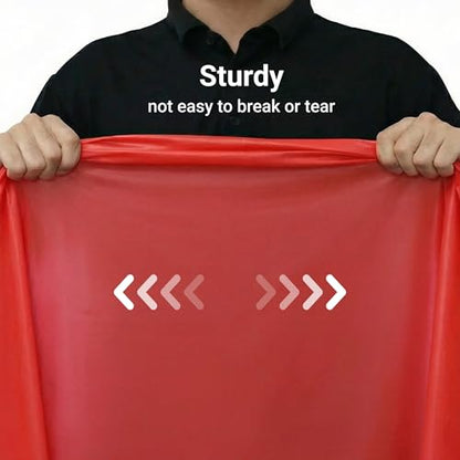 Auros 10-Pack Plastic Tablecloths, 54x108 Inch Disposable Table Covers, 8FT | Rectangle Waterproof & Throw Away Table Cloth, Easy Cleanup for Party, Wedding, Graduation, BBQ, Fits 6-8ft Tables, Party Red - color: Party Red, size: 54" X 108" Rectangle
