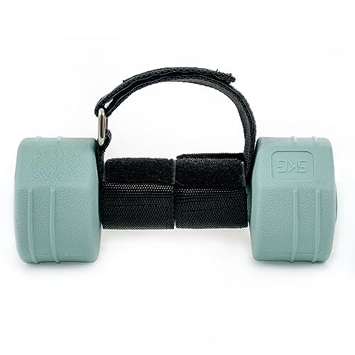 Feet Dumbbell Attachment, Tibialis Trainer Ankle Straps for Feet Weight Lifting Shin Splint, Hamstring Curls, Leg Curl Attachment at Home Gym Equipment - color: Black-1pc