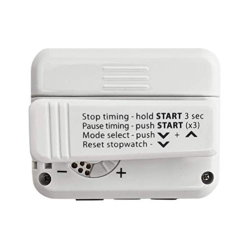 Gymboss Plus Interval Timer and Stopwatch and Gymboss Watchstrap - Bundle (White/Gray) - color: White / Gray