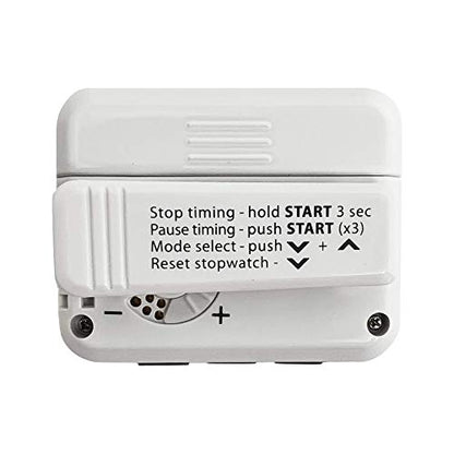 Gymboss Plus Interval Timer and Stopwatch and Gymboss Watchstrap - Bundle (White/Gray) - color: White / Gray