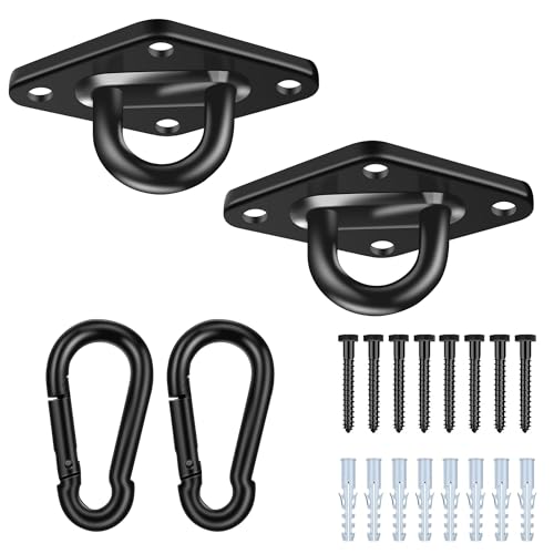 Albo Diamond Plate 2650lbs Swing Hangers - color: Black