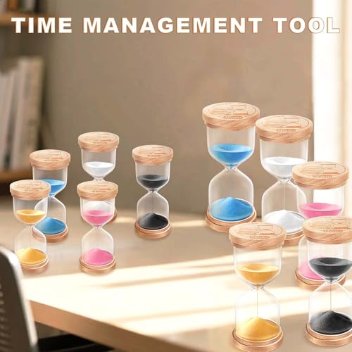 30 Minute Sand Timer Hourglass:Small Wooden Sand Clock,Gold Sand Watch,Hour Glass Sandglass for Classroom,Home,Games (Gold) - color: Gold, size: 30 minute